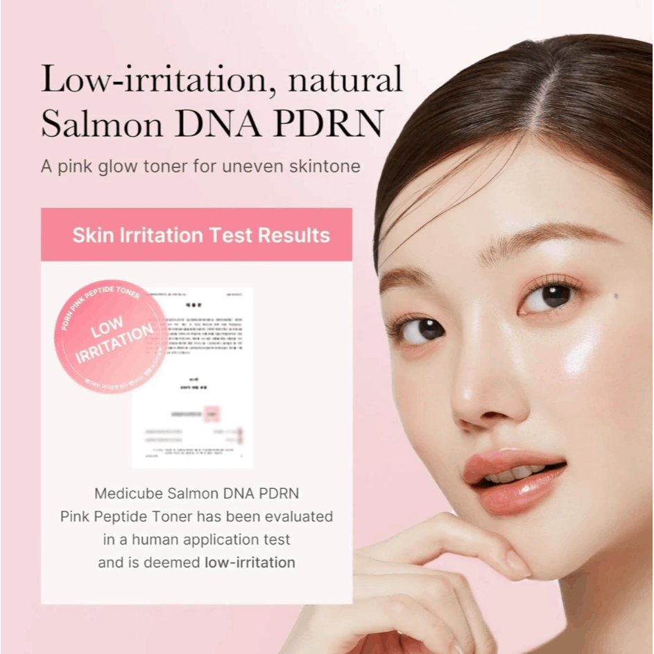 medicube PDRN Pink Cica Soothing Toner 250ml | Korean Skincare, Moisturizing, Hydration