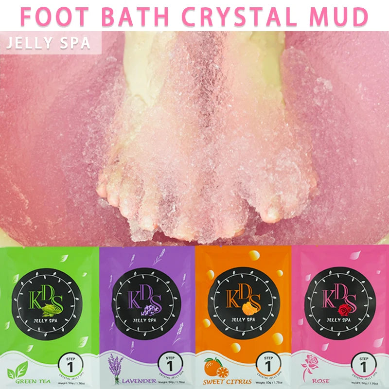 Rose Lavender Crystal Mud Foot Bath Salt Foot Bath Foot Therapy