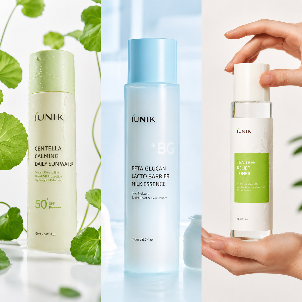 IUNIK Daily Essentials – Protect, Hydrate & Balance