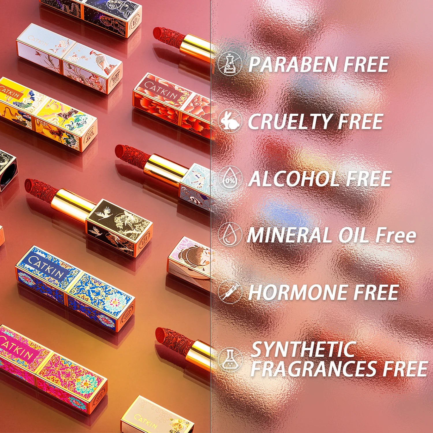 CATKIN Makeup Velvet Matte Lipstick,