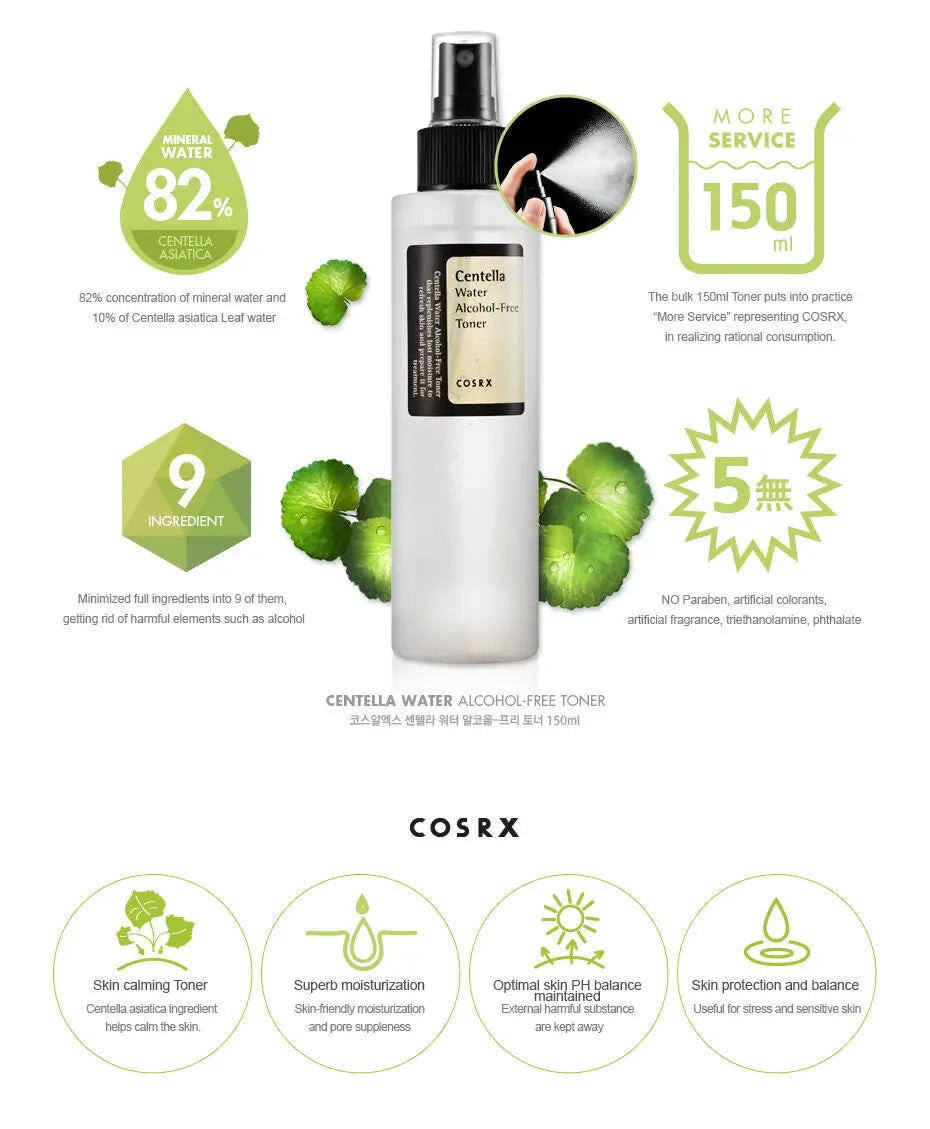 COSRX Centella Water Alcohol Free Toner