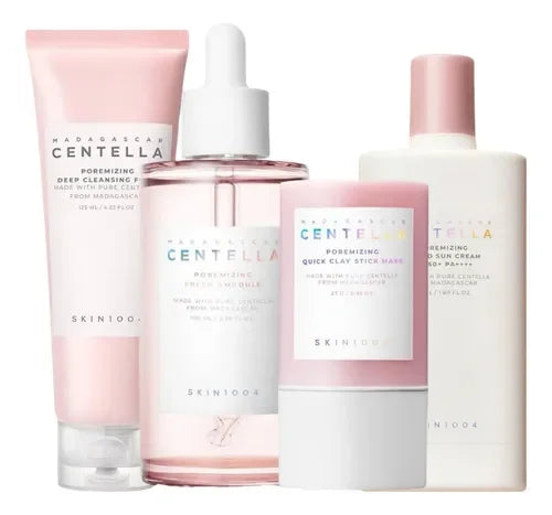 SKIN1004 Centella Skincare Set Korean Origina Whitening Cream Dark Spot Remover Acne Treatment Face Wash Toner Niacinamida Serum
