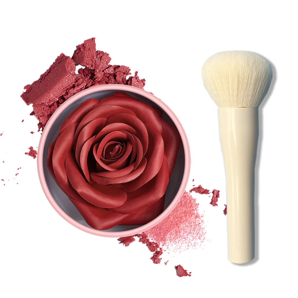 Petal Blush Set with Brush,Long-Lasting Face Makeup