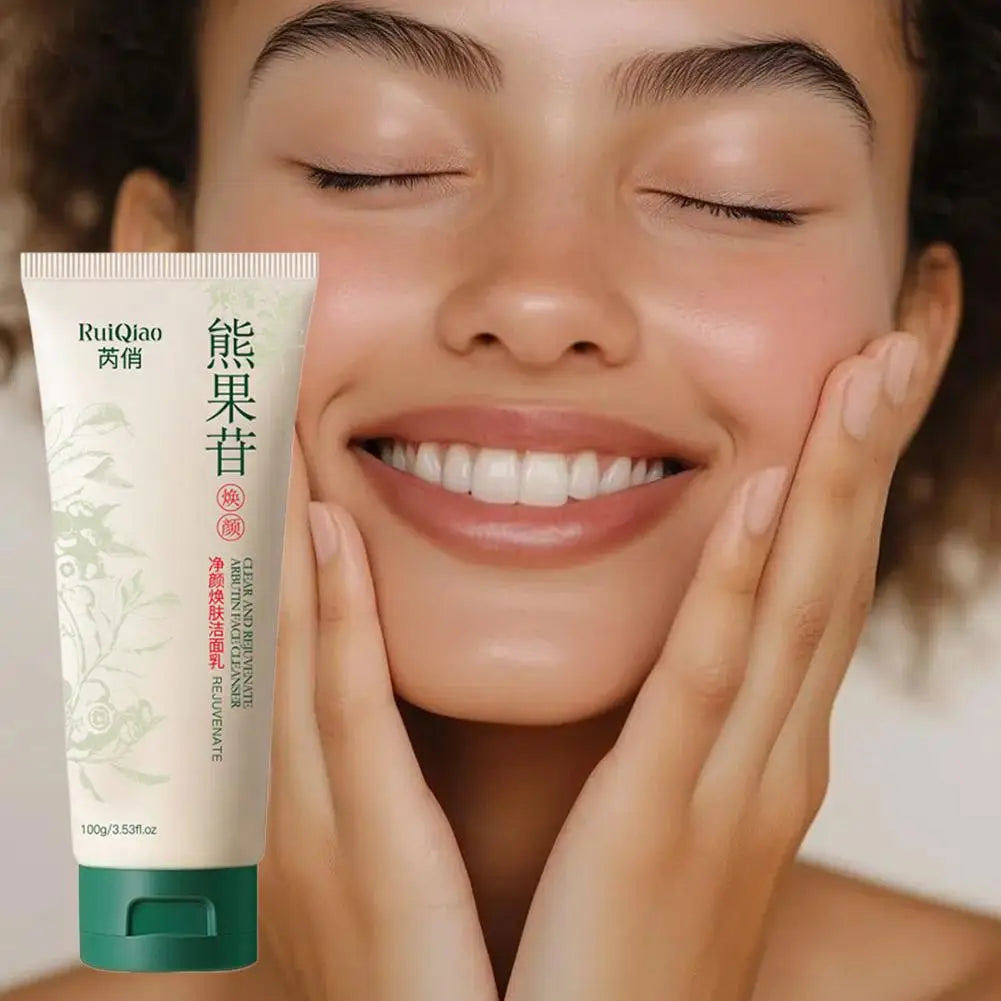Arbutin Facial Cleanser Foam Collagen Protein Cleansing Control Skin Whitening Oil Pore Care Shrinkage Cleansing A2H9