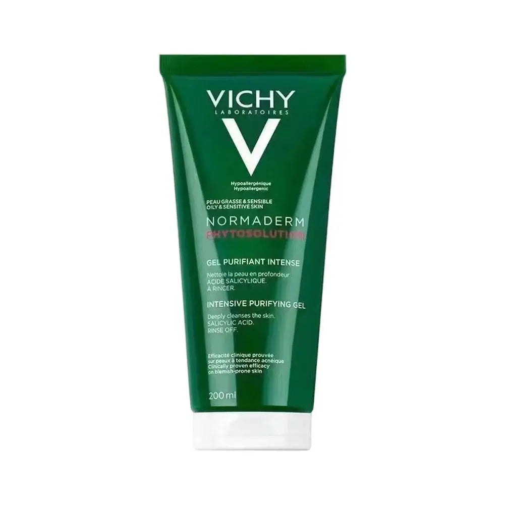 Vichy Anti Acne Purifying Gel Cleanser Face Exfoliating Scrub Cleanses Remove Blackhead Moisturizing Shrink Pores Skin Care