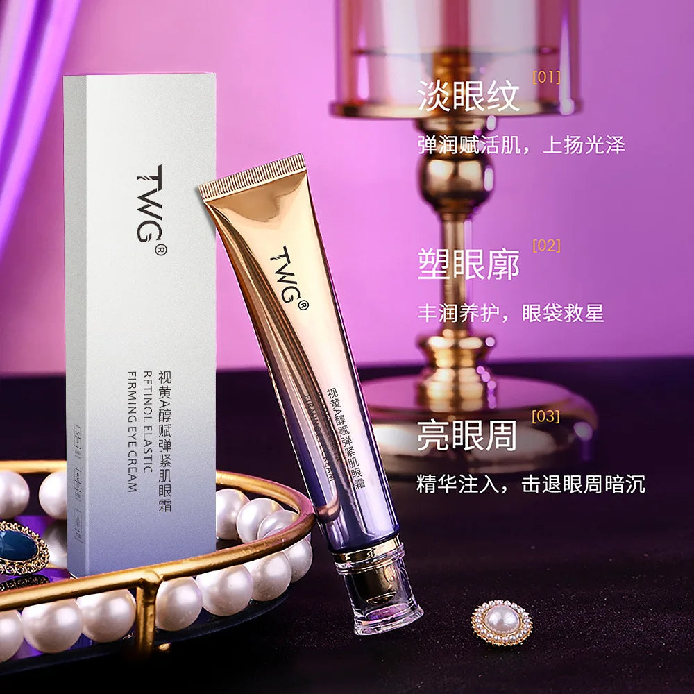 30g Retinol Eye Cream Centella Asiatica Extract Drying Hydrating Hyaluronic Acid Refreshing Eye Serum Fades Fine Line Firming