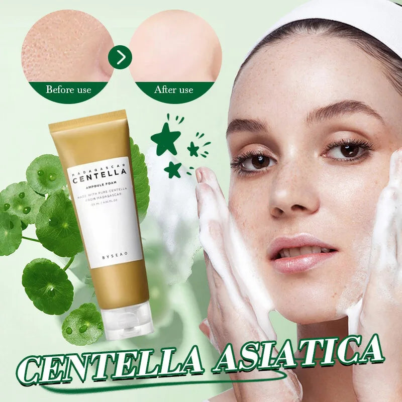Centella Asiatica Cleansers Amino Acid Deep Cleansing Facial Cleansers Soothing Oil Control Korean Brand Gentle Facial Cleansers