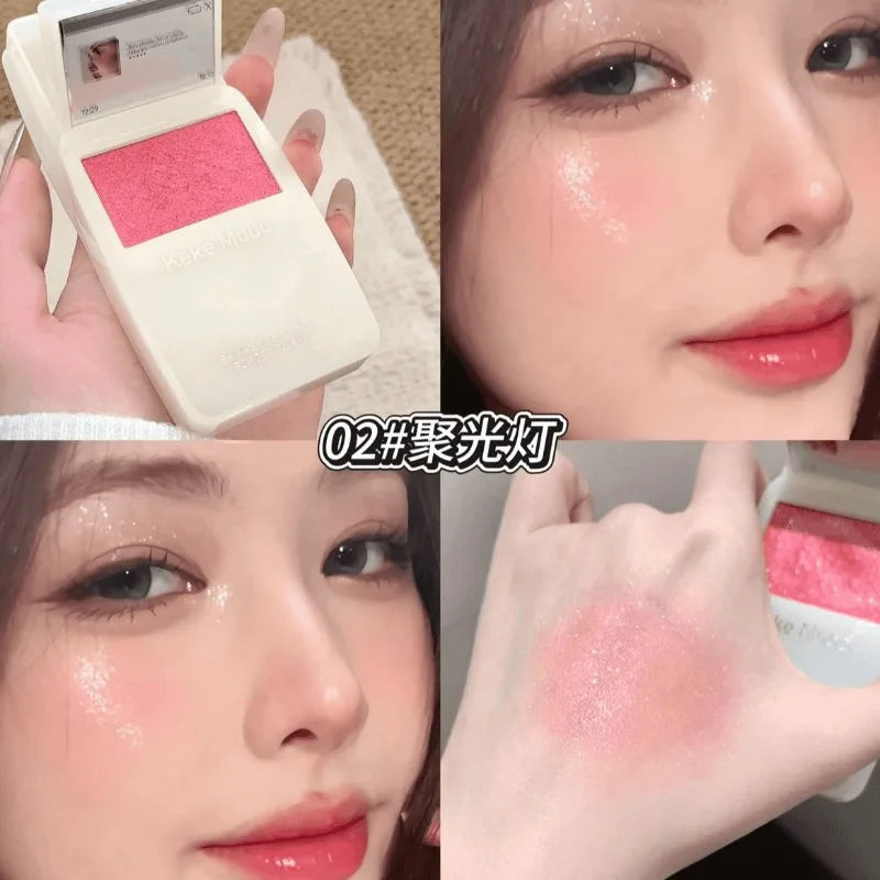 Slide Up Dough Cheek Texture Satin Powder Blusher Cream