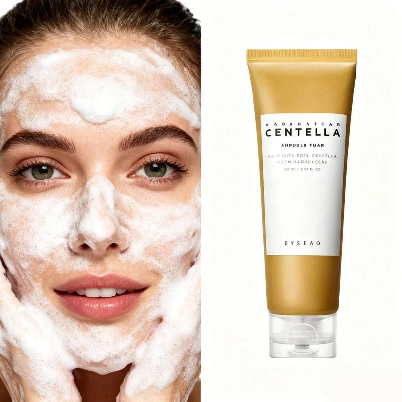 Centella Asiatica Cleansers Amino Acid Deep Cleansing Facial Cleansers Soothing Oil Control Korean Brand Gentle Facial Cleansers