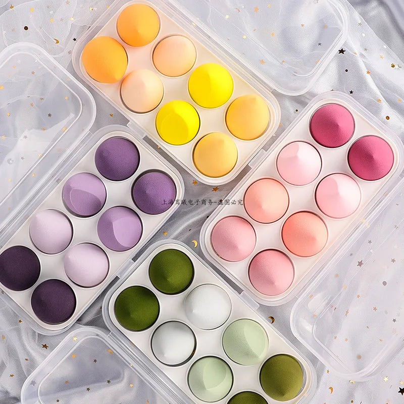 4pcs/8pcs Makeup Sponge Set Cosmetic Blender