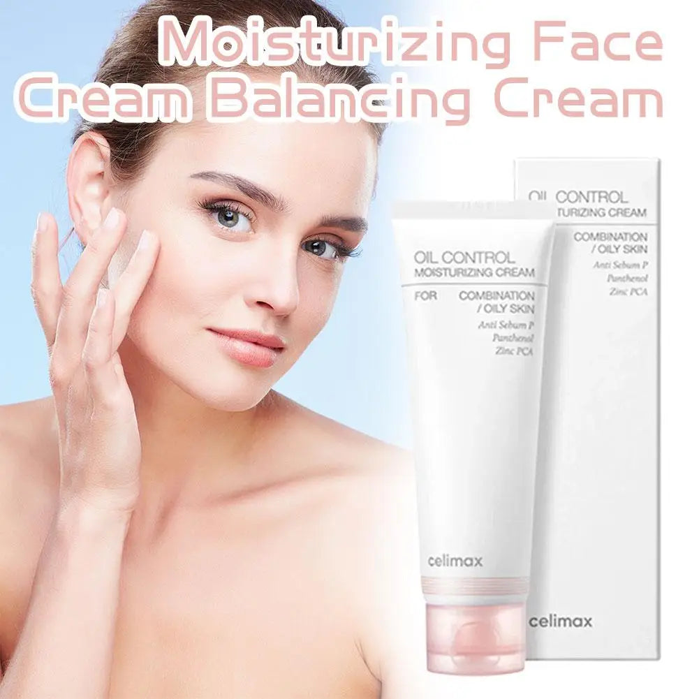 Celimax Oil Control Face Cream 80ml Pore Minimizing Hydrating Balance Moisturizer Combination Oily Skin Fresh Feel Skin Care