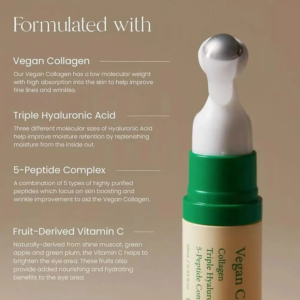 Collagen Eye Serum Hyaluronic Acid Peptide for Dark Circles Eyes Puffy Repair Brightening Moisturizing Eye Skin Care ﻿