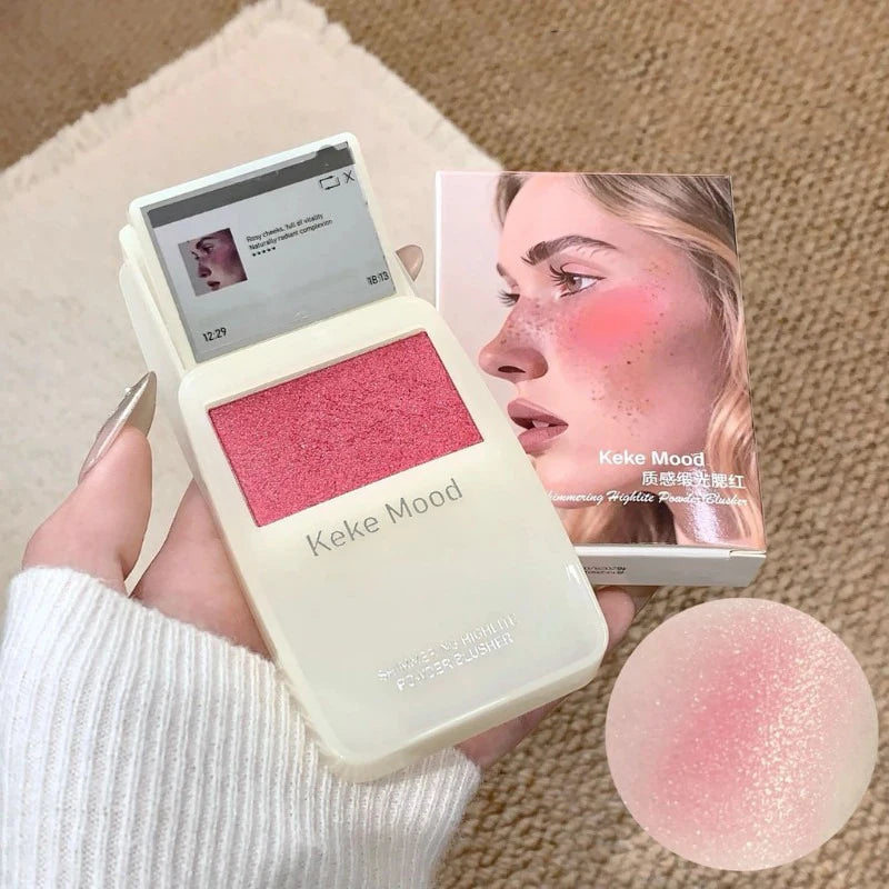 Slide Up Dough Cheek Texture Satin Powder Blusher Cream