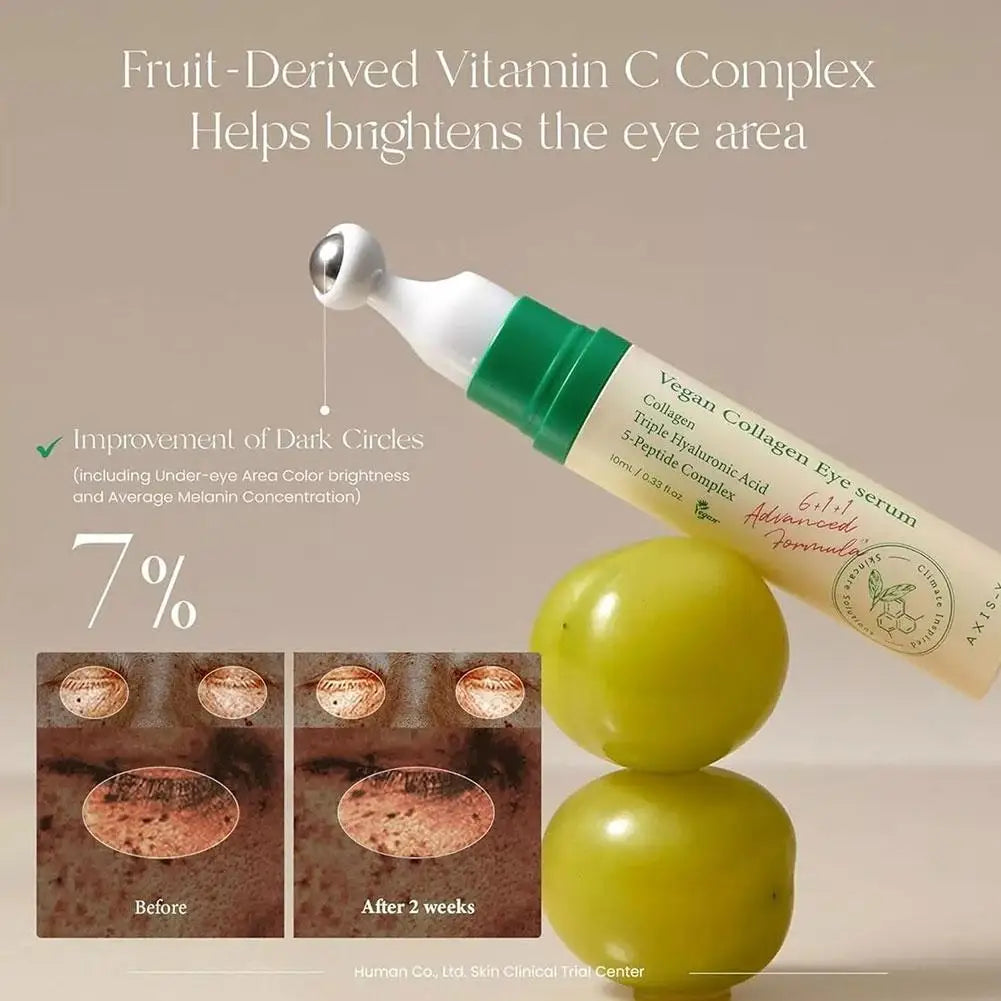 Collagen Eye Serum Hyaluronic Acid Peptide for Dark Circles Eyes Puffy Repair Brightening Moisturizing Eye Skin Care ﻿