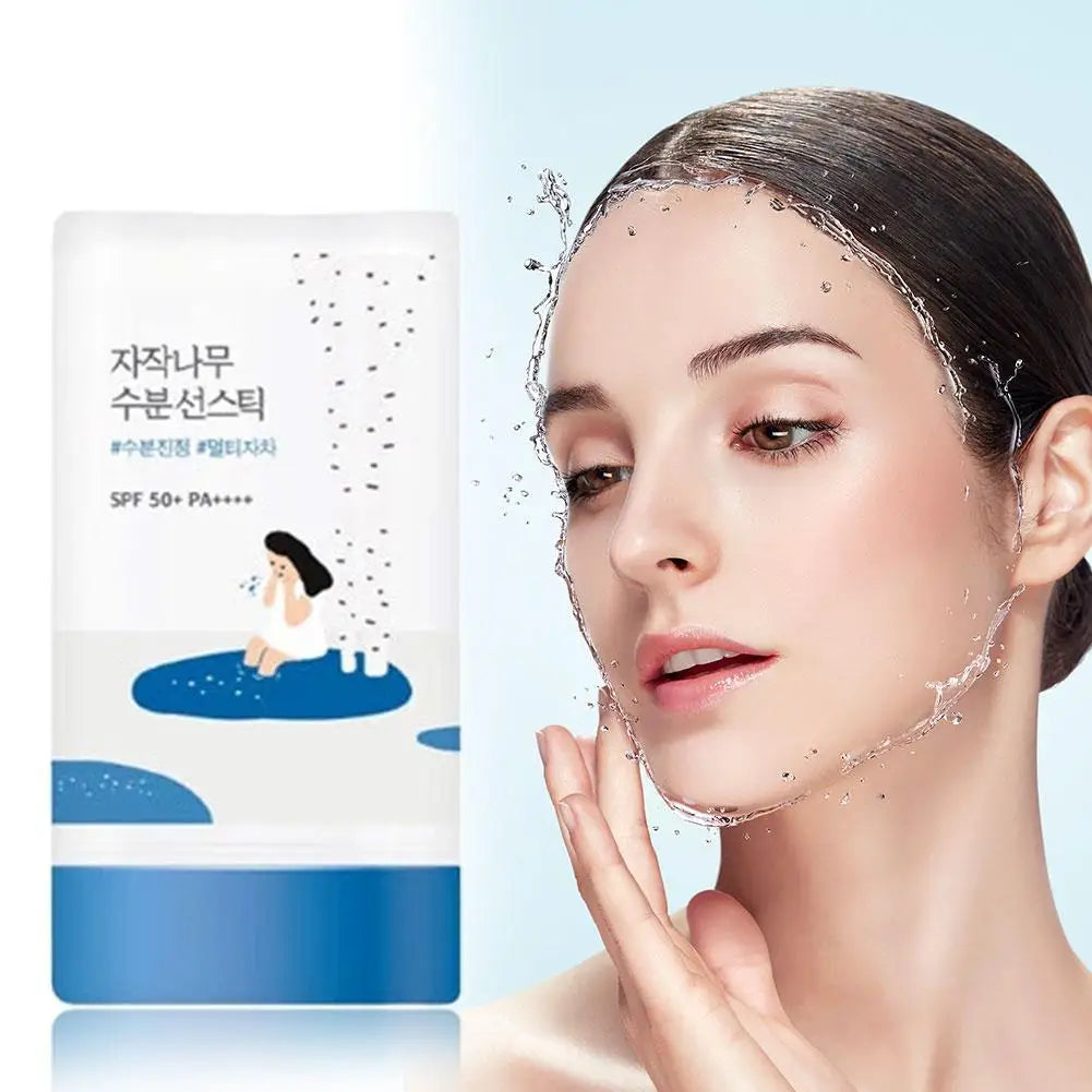 Korea ROUND LAB Birch Sap Sunscreen Stick 19g SPF50+ Hydrating Refreshing Non-sticky Protects Against UV Rays Soothes Calms