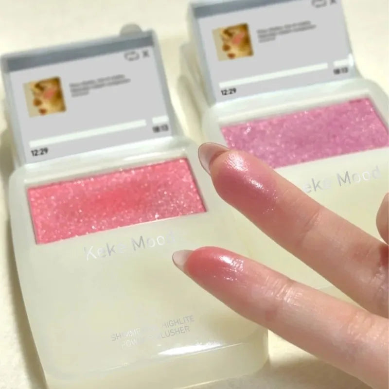 Slide Up Dough Cheek Texture Satin Powder Blusher Cream