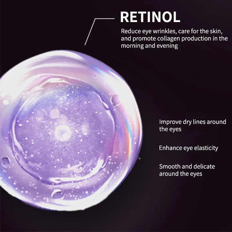 30g Retinol Eye Cream Centella Asiatica Extract Drying Hydrating Hyaluronic Acid Refreshing Eye Serum Fades Fine Line Firming
