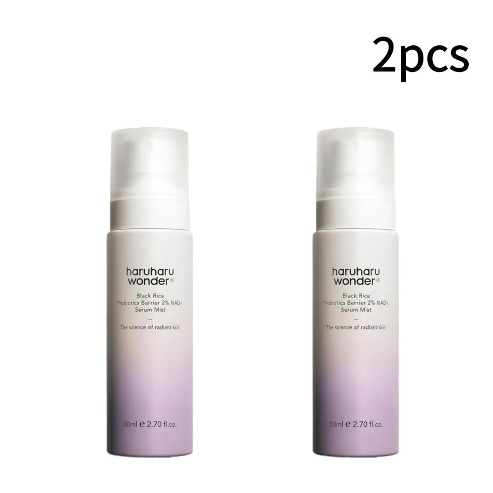 Korean Black Rice Probiotics Barrier  2% NAD+ Serum Mist Enhance Skin Elasticity Hydrating Spray, Repair Skin Barrier Skincare