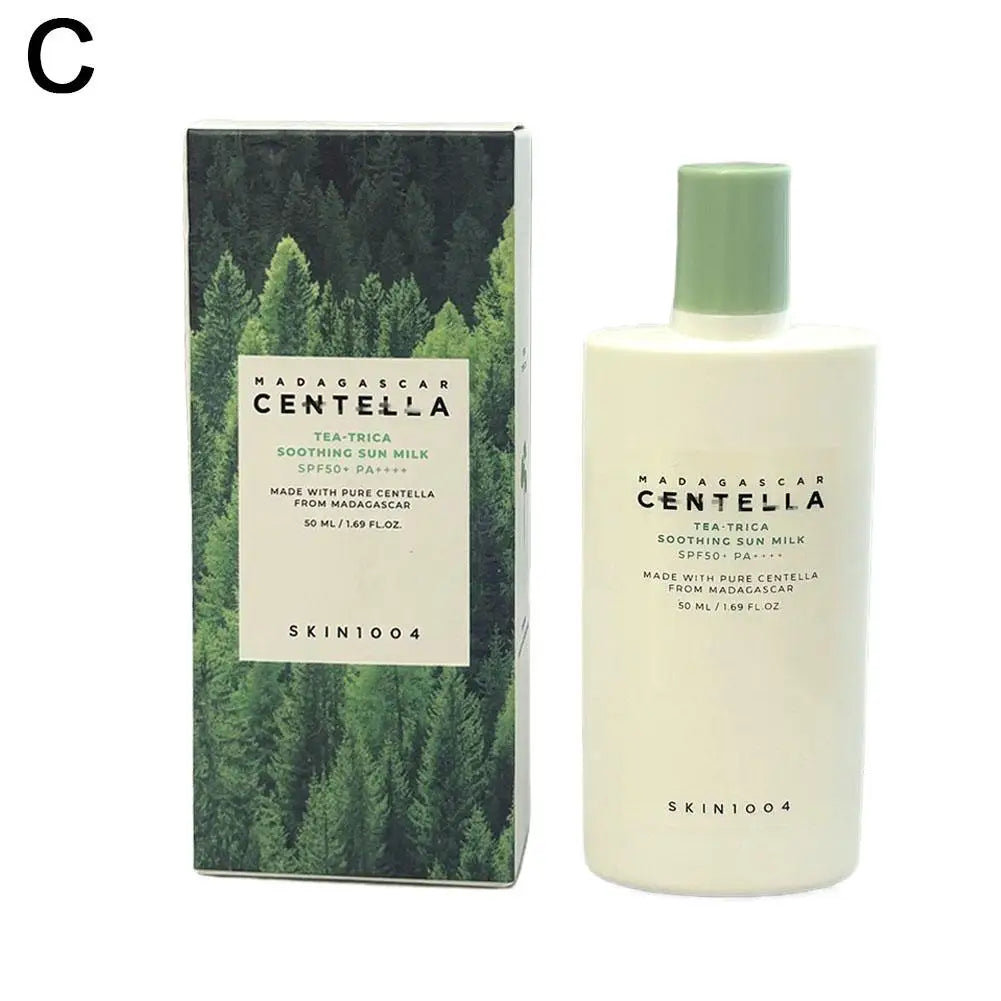 50ml Centella Asiatica Sunscreen SPF Protection Soothing Hydrating Lightweight Non-Sticky Face Moisturizer Daily Skincare‌