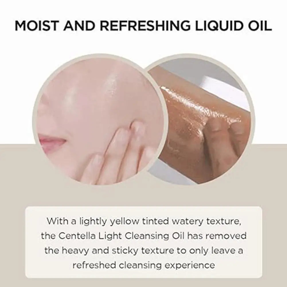 SKIN1004 Centella Asiatica Cleansing Oil Light-Weight Dissolving Makeup Purifying Pore Nourishing Moisturizing Radiant Makeup