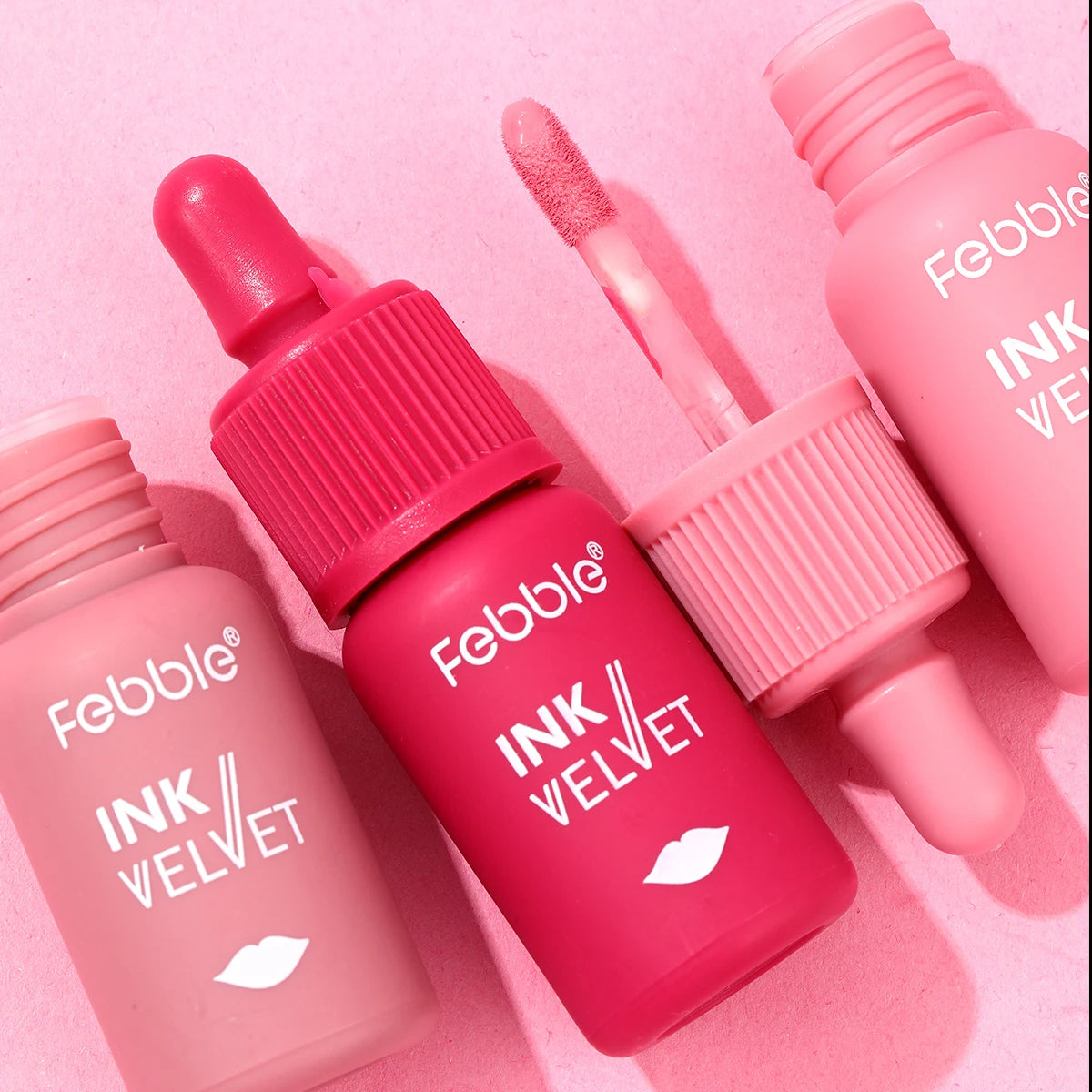 Febble 12 Color Ink Lip Gloss Matte Nude