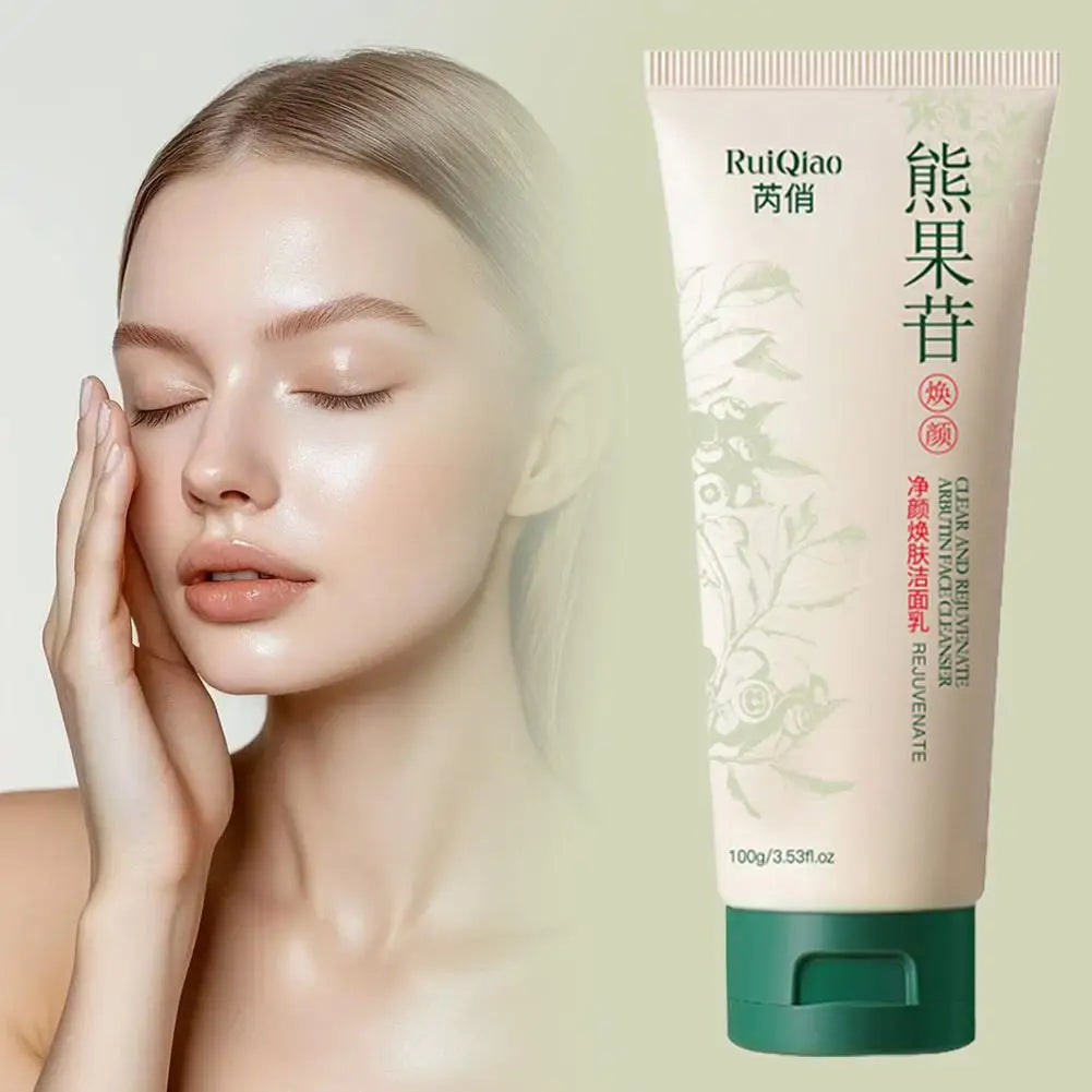 Arbutin Facial Cleanser Foam Collagen Protein Cleansing Control Skin Whitening Oil Pore Care Shrinkage Cleansing A2H9