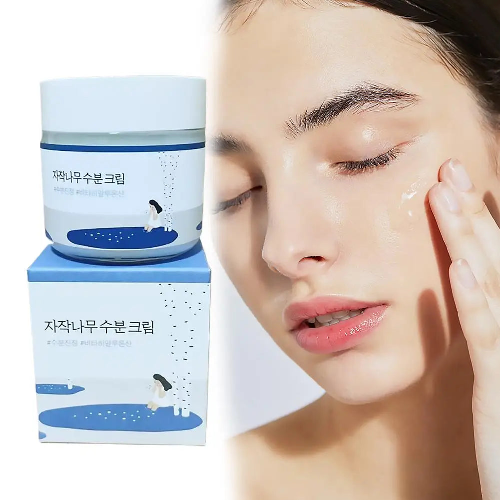 80ml 1PCS Birch Face Cream Korean Formula Long Term Moisturizing 48 Hour Hydration For Sensitive Skin Brightening Soothing Care