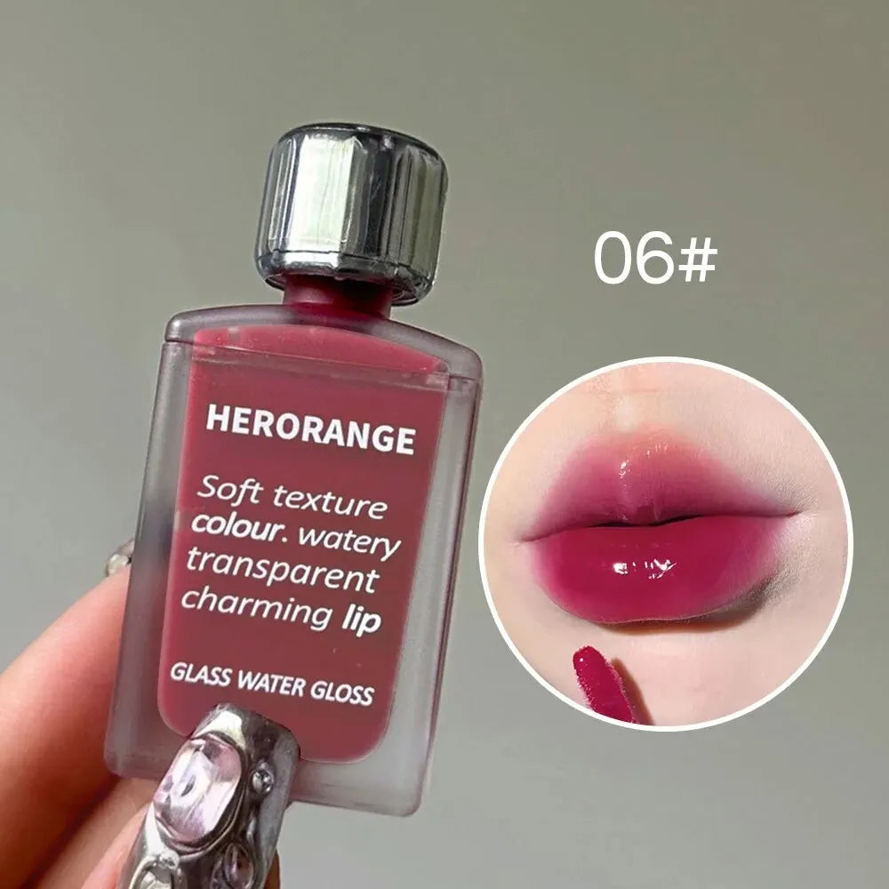 Lightly Glass Water Gloss Herorange Lip Glaze