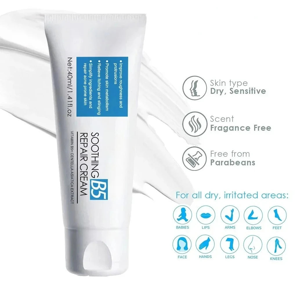 Cicaplast B5 40ml Moisturizing Cream | Soothes & Nourishes Skin | Hydrating Barrier Support