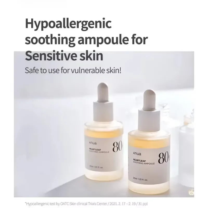 Anua Heartleaf 80 Soothing Ampoule Hydration Facial Serum