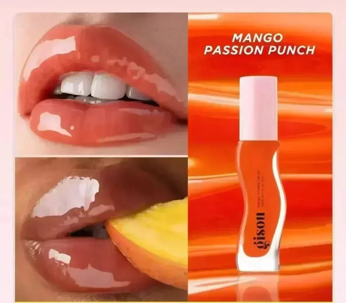 Gisou Moisturizing Glazed Plum Lip Balm Lip Oil Gloss Care Of The Lips Benetitnt For Lips Plumping Exfoliating Plumping Gloss
