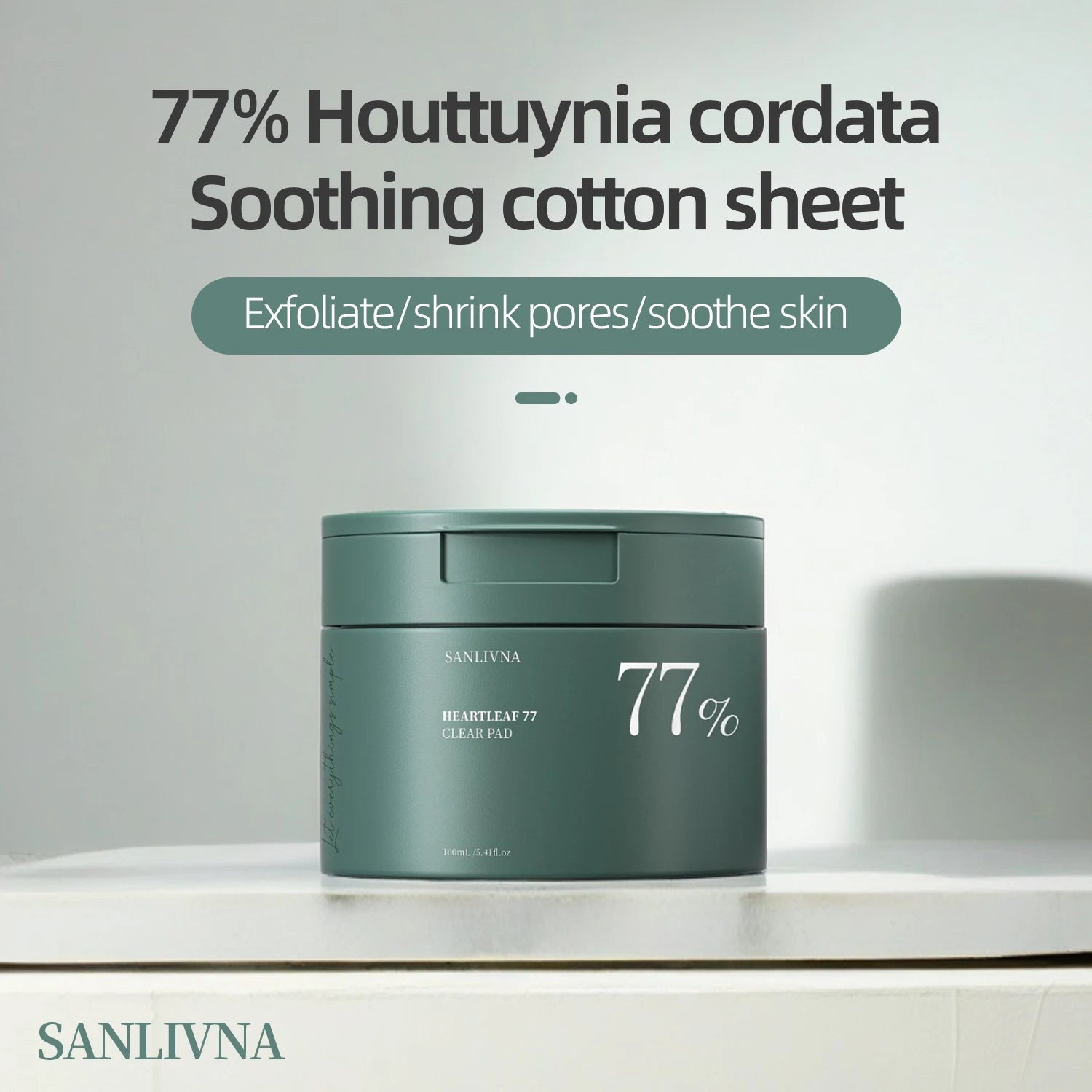 Heartleaf 77 Toner CLEAR Pad ,