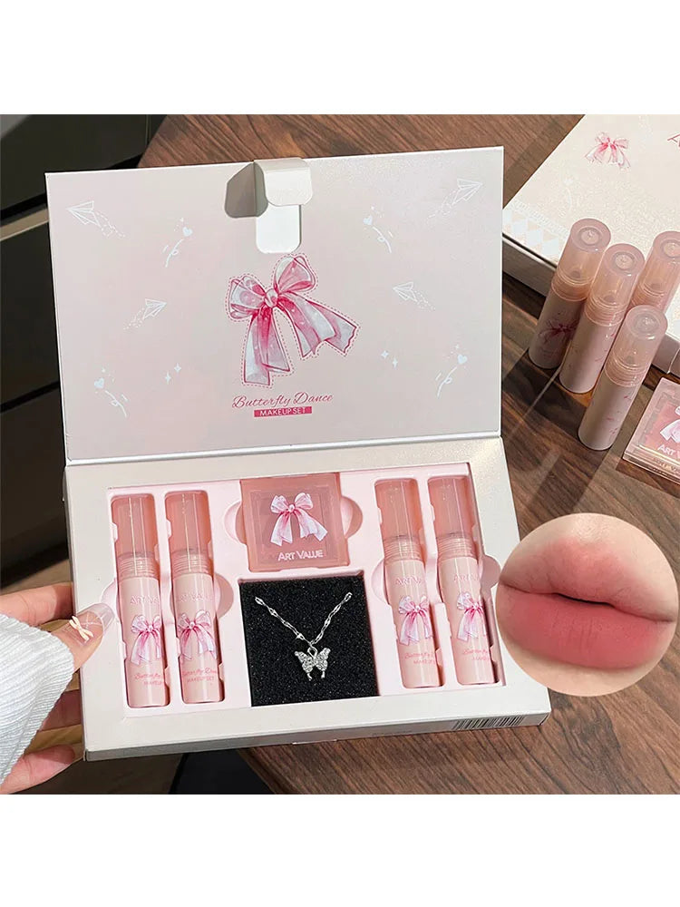 6Pcs/Box Matte Lipstick Set Lips