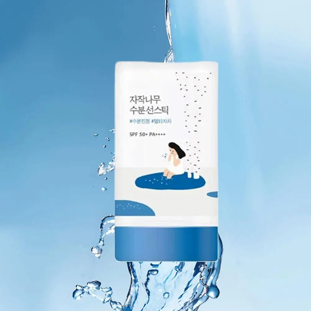 Korea ROUND LAB Birch Sap Sunscreen Stick 19g SPF50+ Hydrating Refreshing Non-sticky Protects Against UV Rays Soothes Calms
