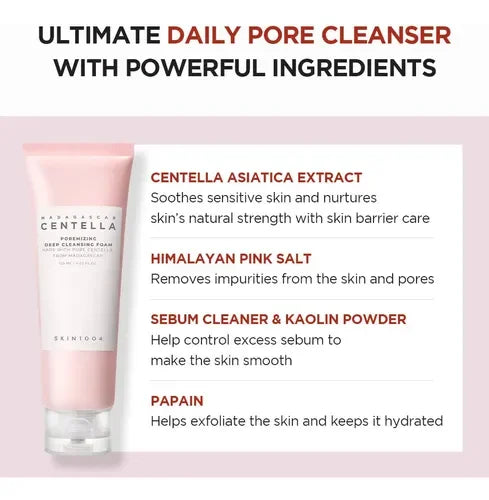 SKIN1004 Centella Skincare Set Korean Origina Whitening Cream Dark Spot Remover Acne Treatment Face Wash Toner Niacinamida Serum