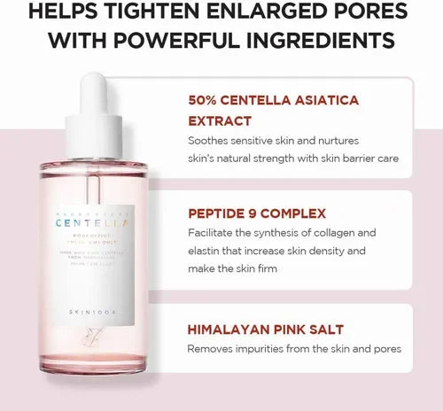 SKIN1004 Centella Skincare Set Korean Origina Whitening Cream Dark Spot Remover Acne Treatment Face Wash Toner Niacinamida Serum