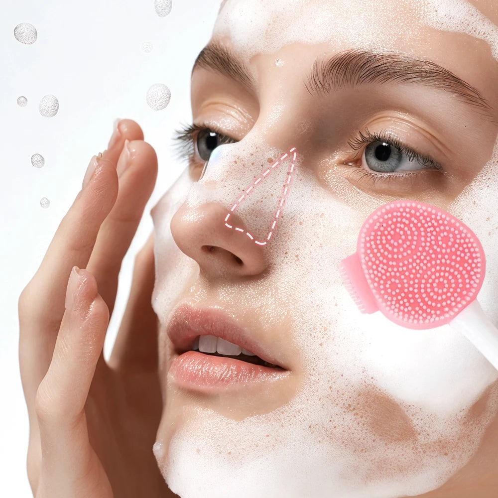 Facial Cleaning Silicone Brush Facial Mask