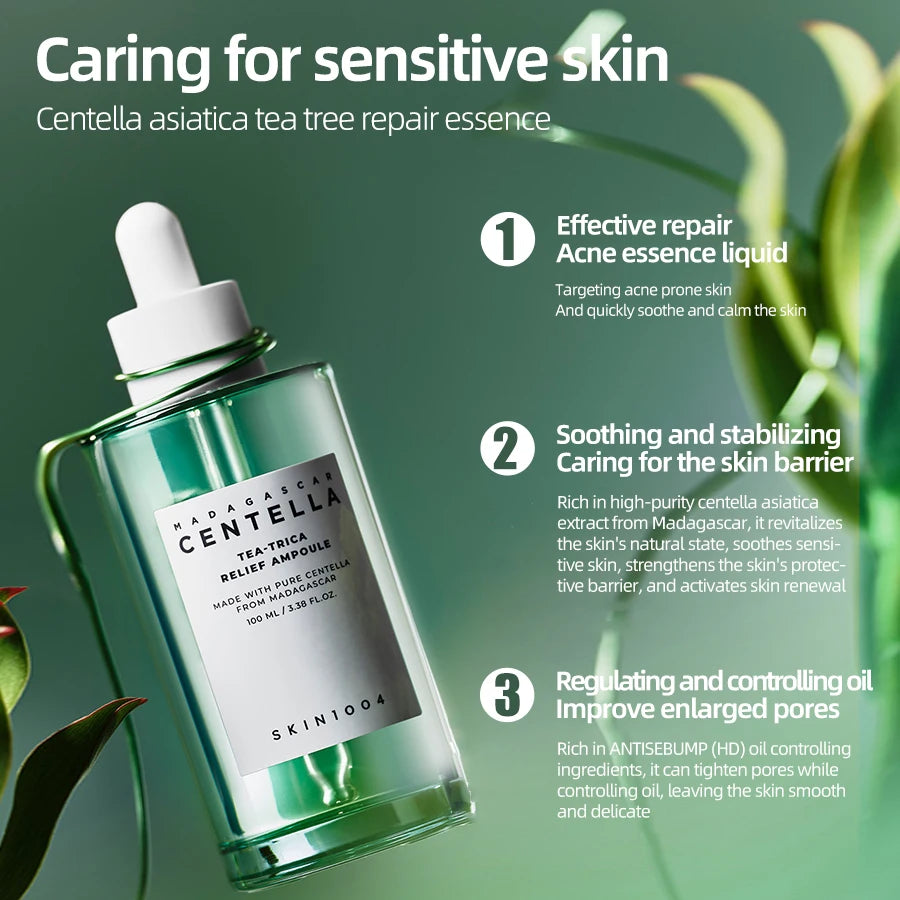 Skin1004 Madagascar Centella Asiatica Ampoule Essence Brightening Capsule Ampoule Essence Improves Skin Problems Korean Skincare