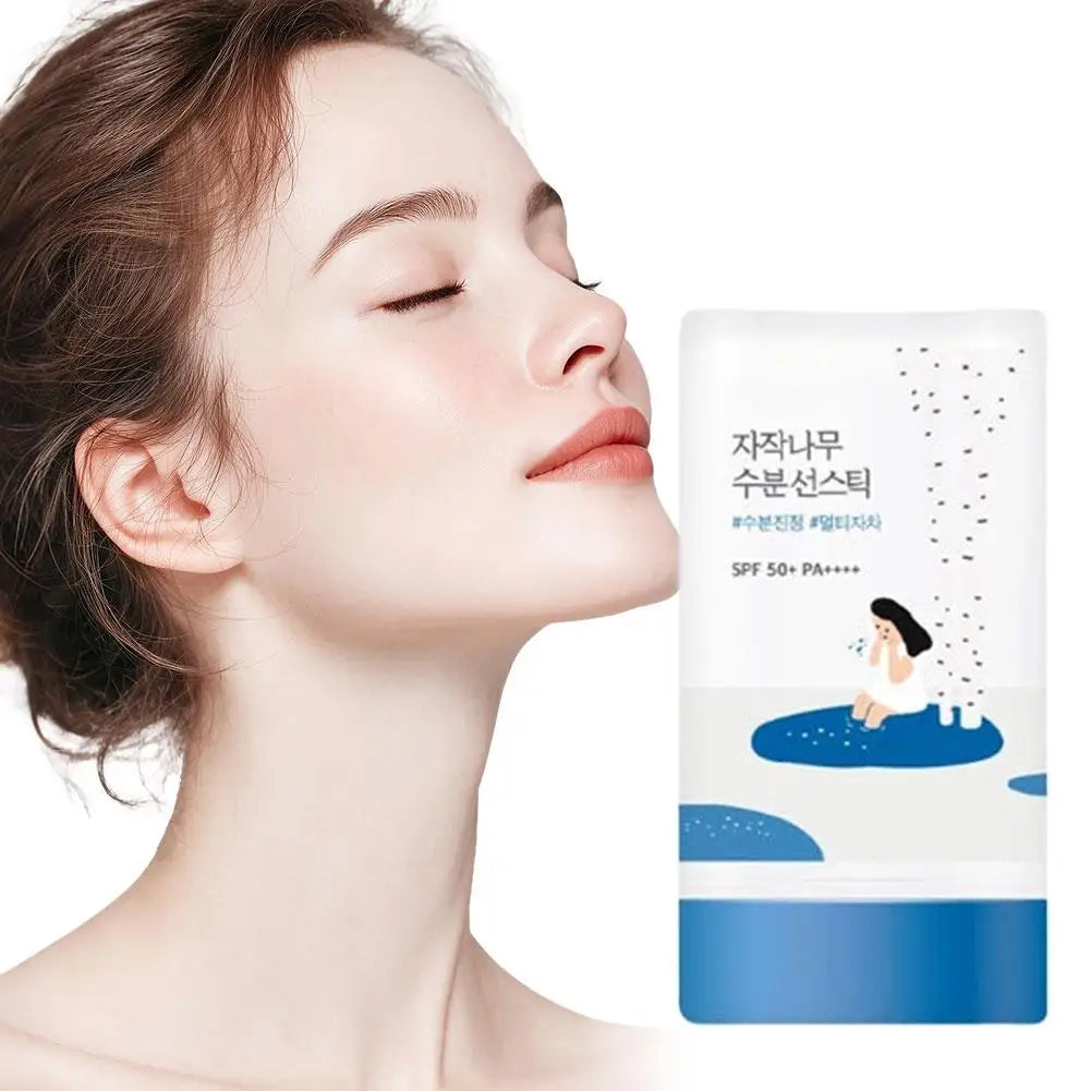 Korea ROUND LAB Birch Sap Sunscreen Stick 19g SPF50+ Hydrating Refreshing Non-sticky Protects Against UV Rays Soothes Calms