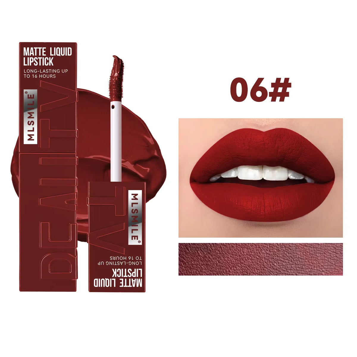 Long Lasting Velvet Matte Lip 6 Colors Gloss Waterproof