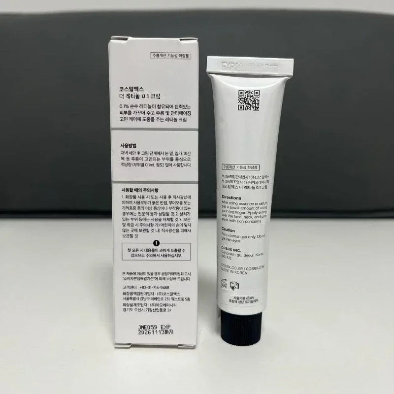 COSRX Retinol 0.1 Night Cream Firming Light Wax Anti-Wrinkle Anti-Aging Moisturizing Evening A Cream 20ml