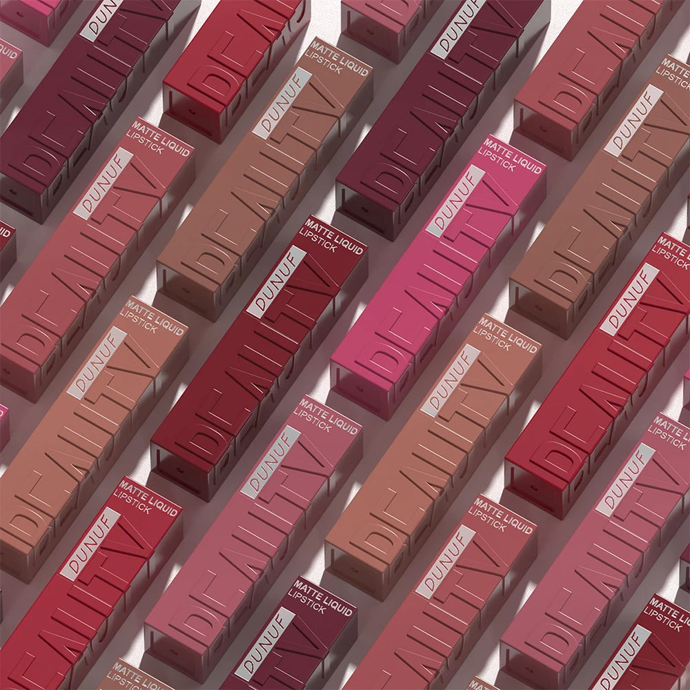 8 Color Nude Brown Matte Liquid Lipstick