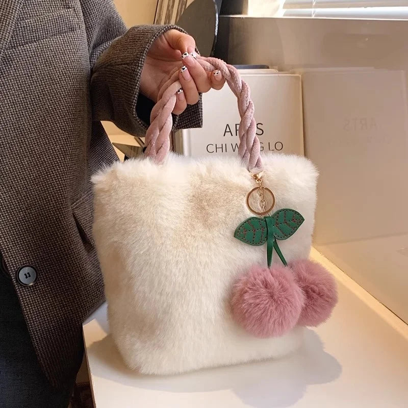 Faux Fur Crossbody Bags for Women
