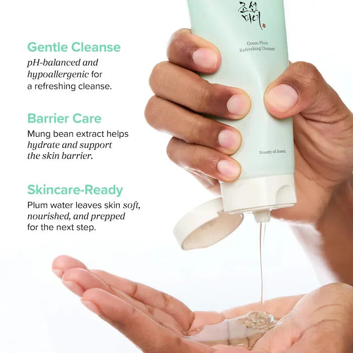Korean Green Plum Refreshing Cleanser for Gentle Daily Wash