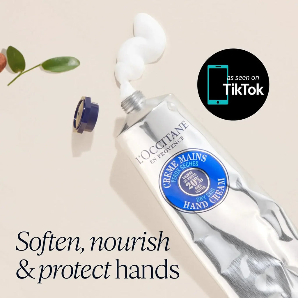 L'OCCITANE 20% Shea Butter Hand Cream Nourishes Protects