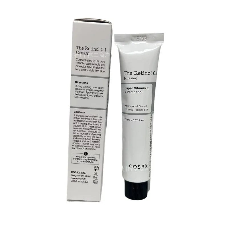 COSRX Retinol 0.1 Night Cream Firming Light Wax Anti-Wrinkle Anti-Aging Moisturizing Evening A Cream 20ml