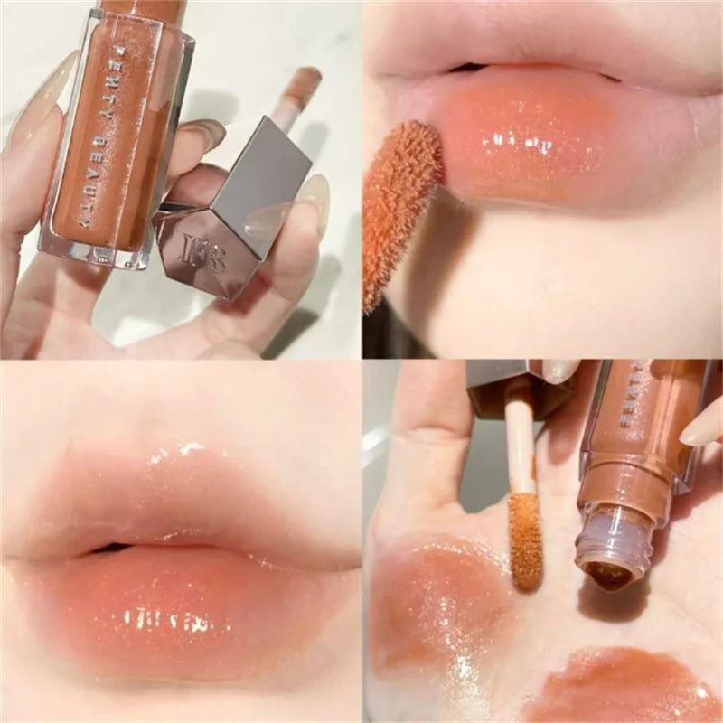 Fenty Beauty Transparent Lip Glaze Color Mirror Shine Glitter