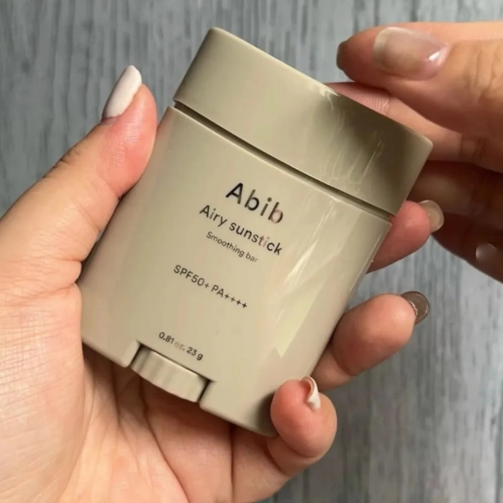 Korean Facial Sunscreen Stick Abib Airy Sunstick Smoothing Bar SPF50+ PA++++ Moisturizing Whiten Gentle Non-irritating Sunscreen
