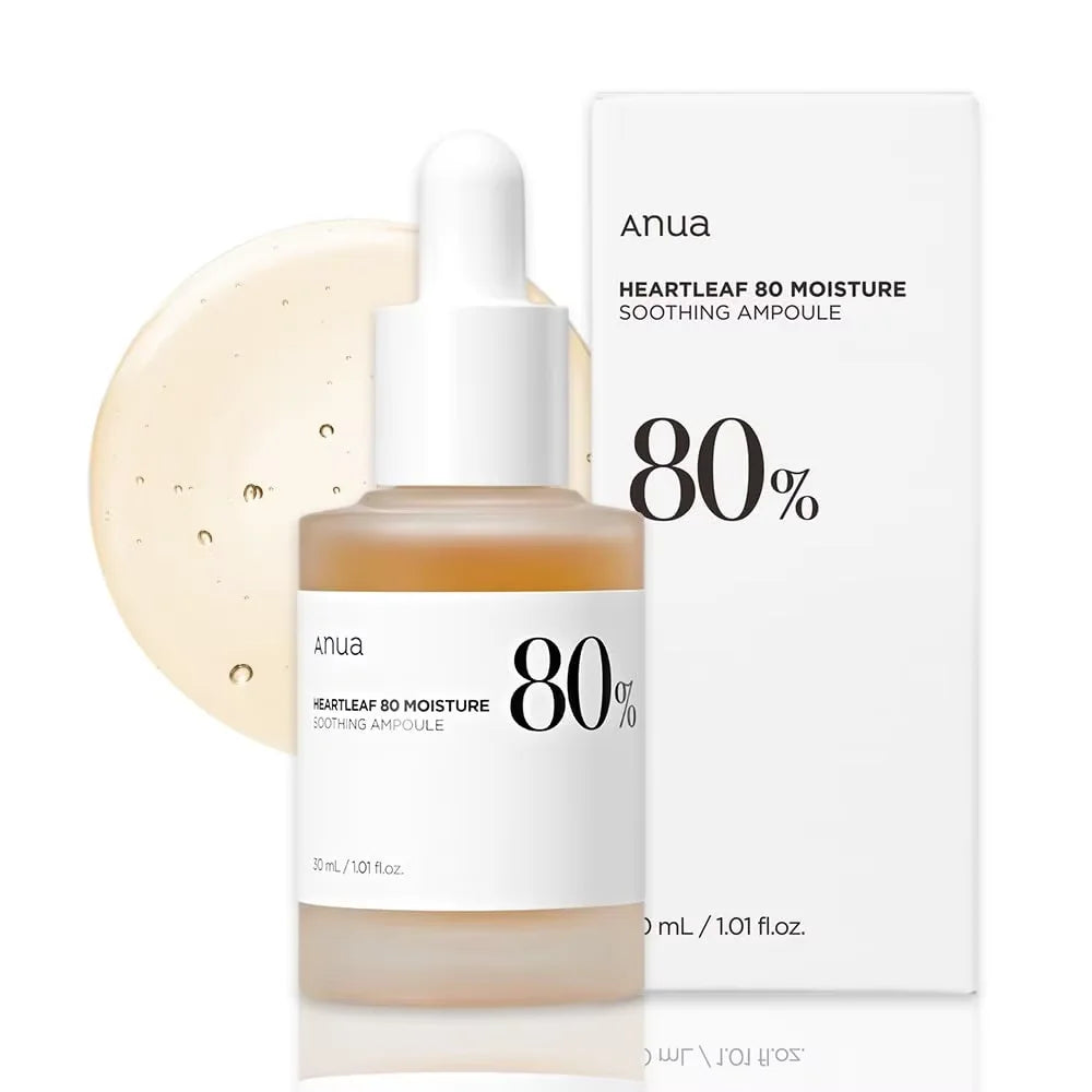 Anua Heartleaf 80 Soothing Ampoule Hydration Facial Serum