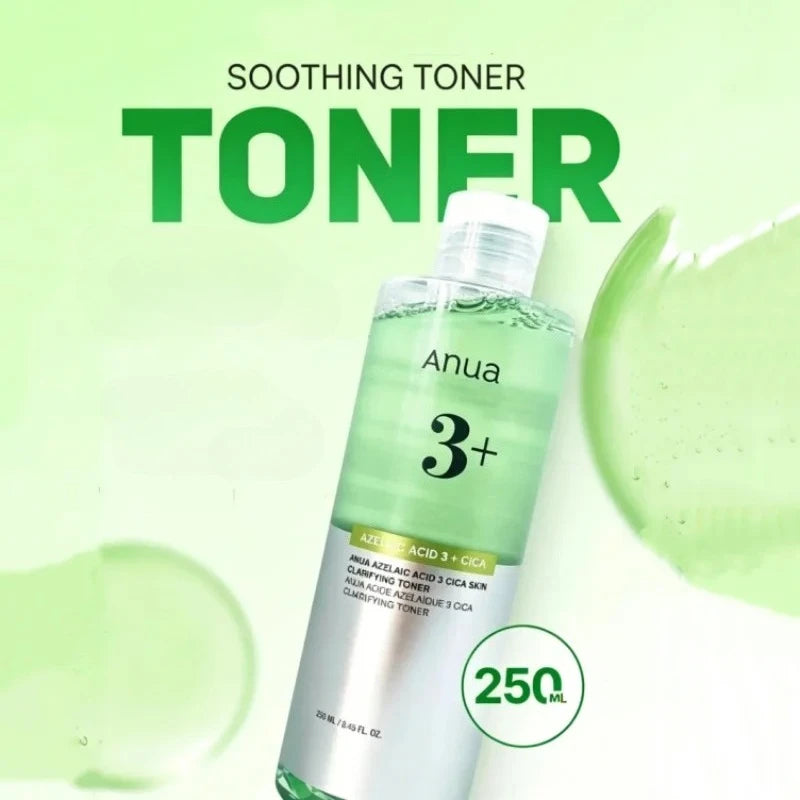 Korean Acid 3 CICA Clarifying Toner,Facial Acne,Soothing & Clear Toner Hydrating Sebum and Spot Care Daily Toner Face Care 250ml